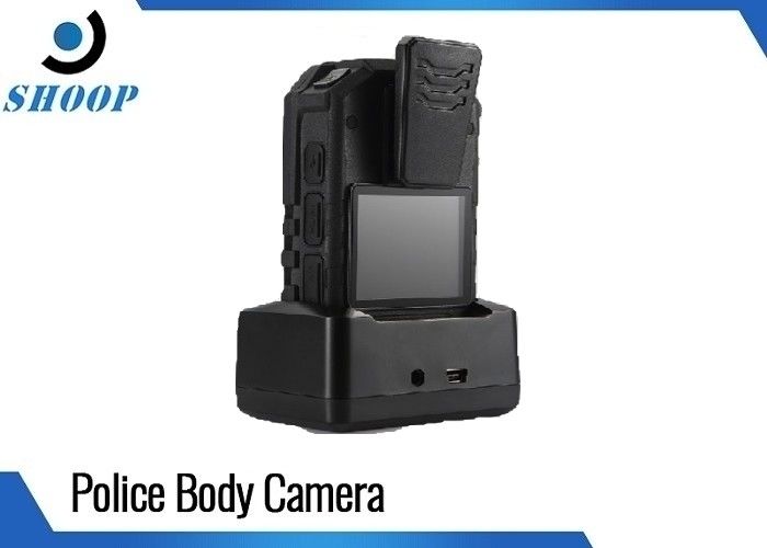 Wifi Polisi Tubuh Kamera Layar 2.0 Inch 3G 4G GPS Opsional Dengan Pengenalan Wajah