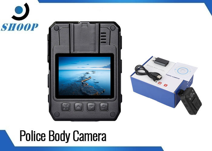 USB 2.0 1296P 4000mAh 5MP CMOS Night Vision Polisi Kamera Tubuh Dengan GPS